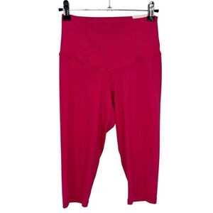 Offline By Aerie Real Me Hi-Rise Cropped Capri Leggings Pink‎ Size Medium NWT